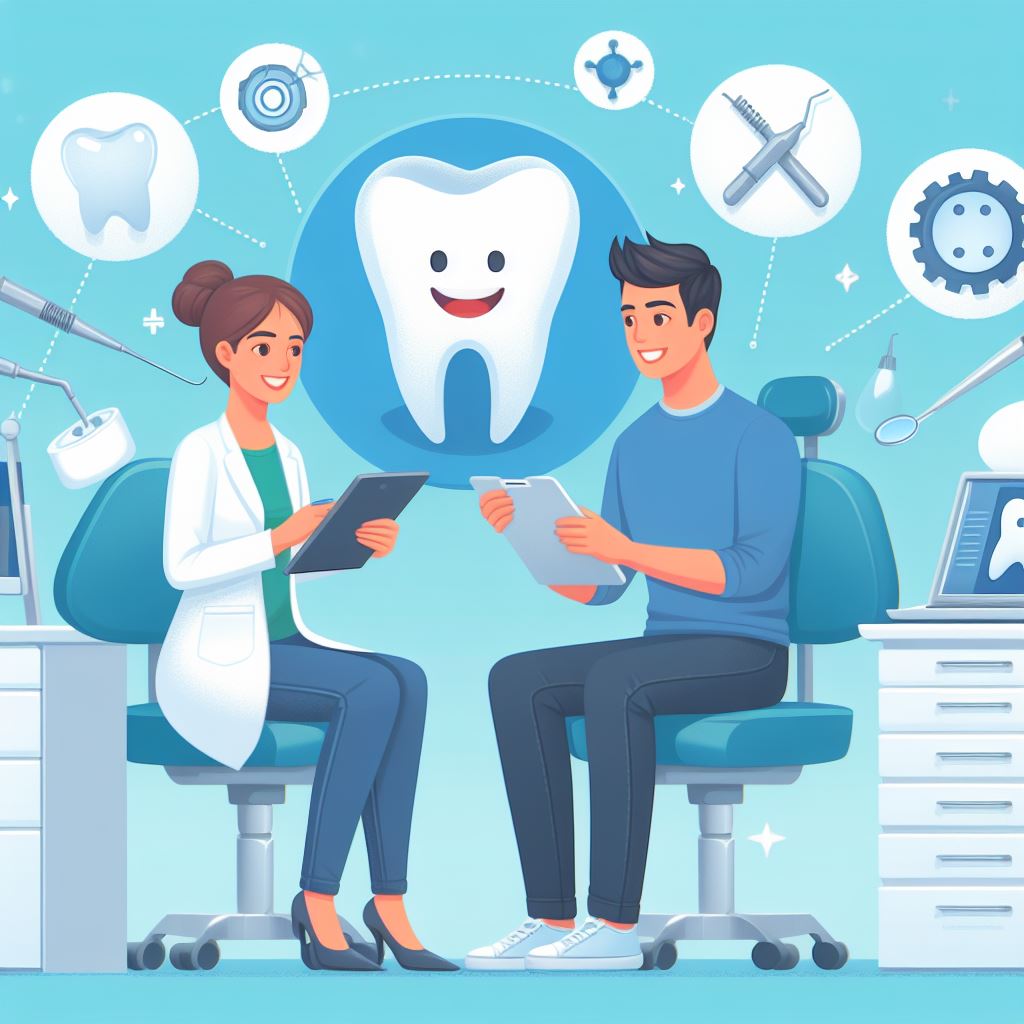 Infografika ilustrująca wpływ regularnych wizyt u stomatologa na ogólne zdrowie, prezentowana przez Gabinet Stomatologiczny i Ginekologiczny Moje Ząbki.